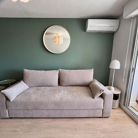 Studio Vue Mer Avec Piscine Et Terrain De Tennis Sausset-les-Pins Exterior foto
